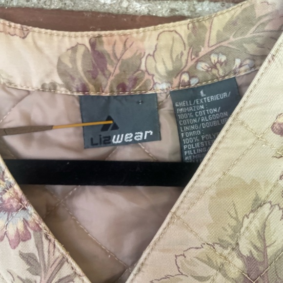 90s floral quilted floral vest - Picture 3 of 10